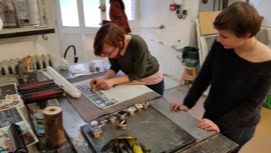 atelier de gravure Beaux-arts de Toulouse ISDAT