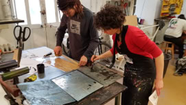 atelier de gravure Beaux-arts de Toulouse ISDAT
